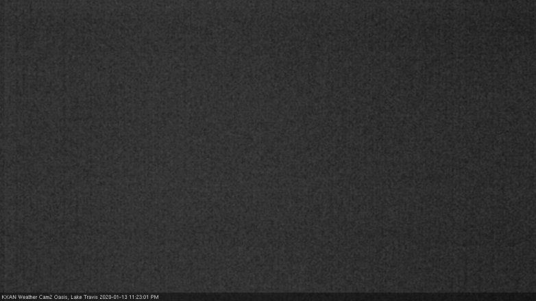 Lake Travis webcam, January 13, 2020 11:25 PM CT