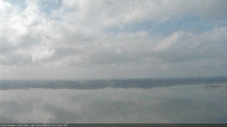 Lake Travis webcam, January 14, 2020 1:45 PM CT