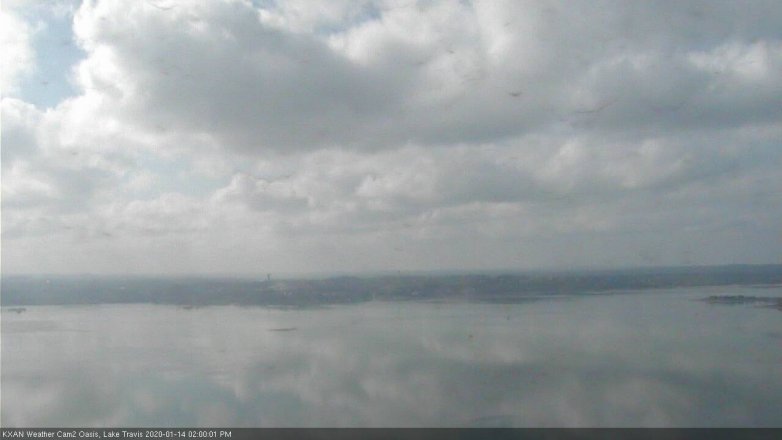 Lake Travis webcam, January 14, 2020 2:00 PM CT
