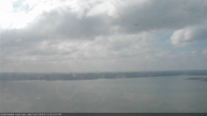 Lake Travis webcam, January 14, 2020 2:25 PM CT