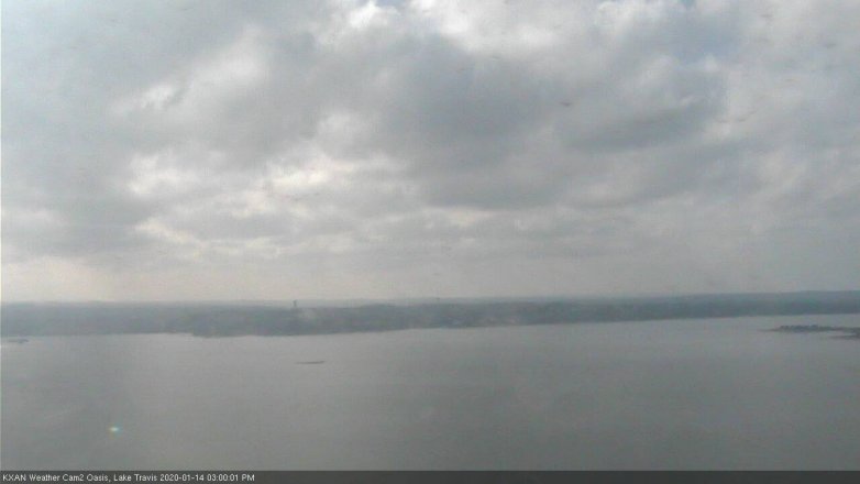Lake Travis webcam, January 14, 2020 3:00 PM CT