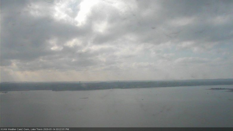 Lake Travis webcam, January 14, 2020 3:25 PM CT