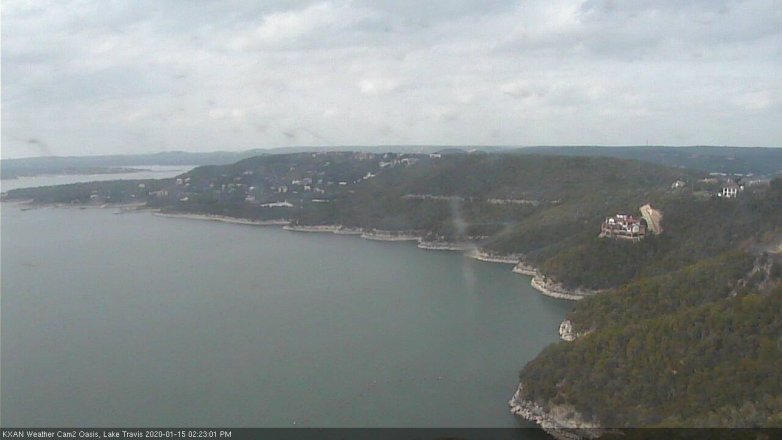 Lake Travis webcam, January 15, 2020 2:25 PM CT