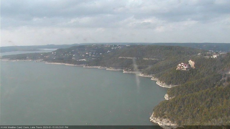 Lake Travis webcam, January 15, 2020 3:25 PM CT
