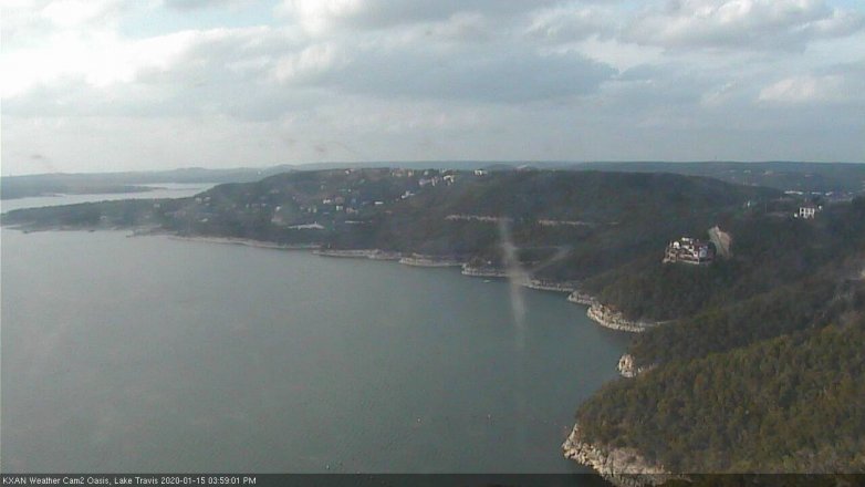 Lake Travis webcam, January 15, 2020 4:00 PM CT