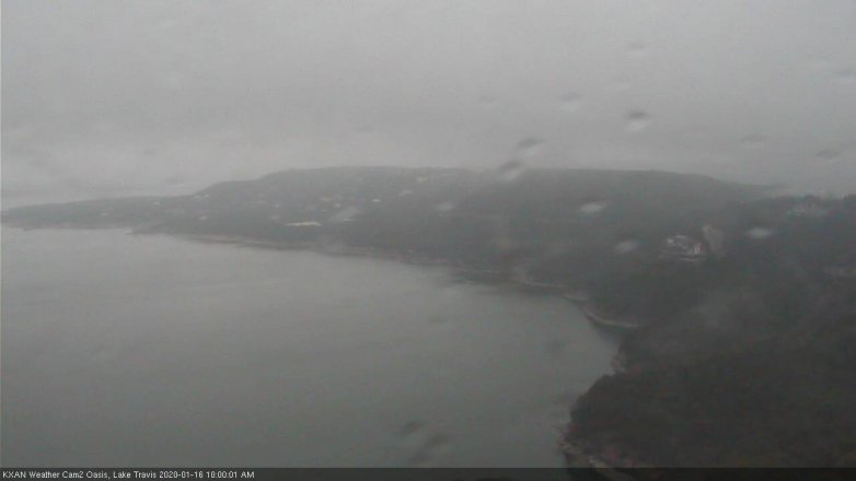 Lake Travis webcam, January 16, 2020 10:00 AM CT
