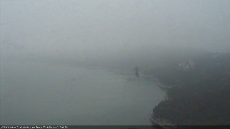 Lake Travis webcam, January 16, 2020 2:25 PM CT
