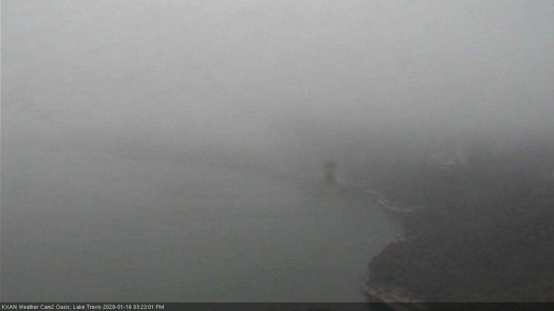 Lake Travis webcam, January 16, 2020 3:25 PM CT
