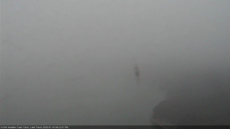 Lake Travis webcam, January 16, 2020 4:25 PM CT
