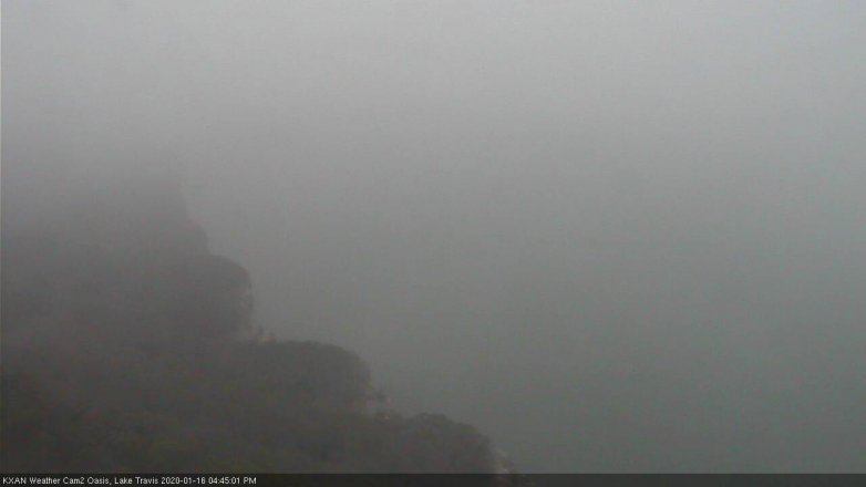 Lake Travis webcam, January 16, 2020 4:45 PM CT