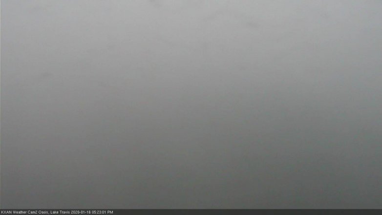 Lake Travis webcam, January 16, 2020 5:25 PM CT