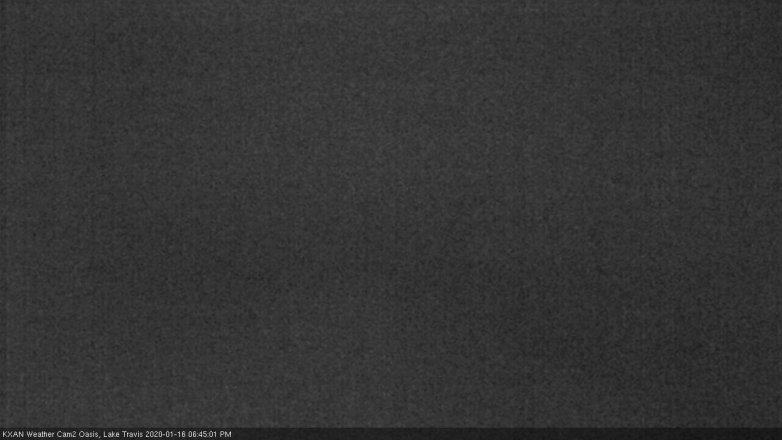 Lake Travis webcam, January 16, 2020 6:45 PM CT