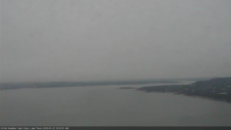 Lake Travis webcam, January 22, 2020 10:25 AM CT
