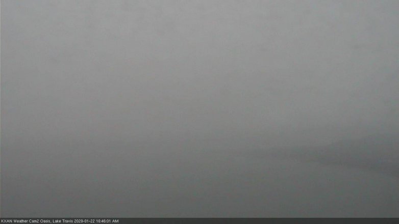 Lake Travis webcam, January 22, 2020 10:45 AM CT