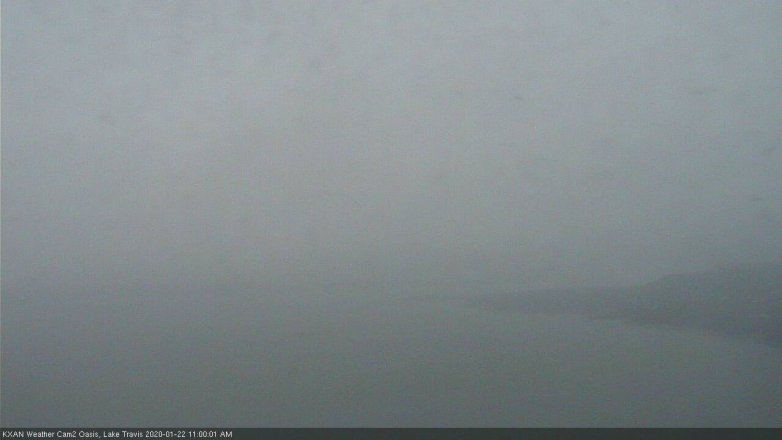 Lake Travis webcam, January 22, 2020 11:00 AM CT