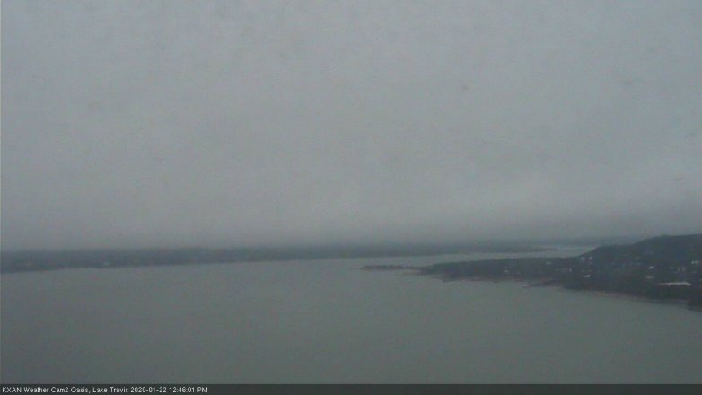 Lake Travis webcam, January 22, 2020 12:45 PM CT
