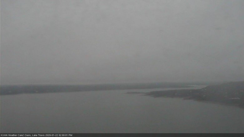 Lake Travis webcam, January 22, 2020 2:00 PM CT