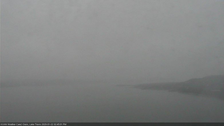 Lake Travis webcam, January 22, 2020 2:45 PM CT