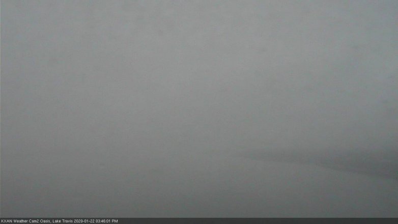 Lake Travis webcam, January 22, 2020 3:45 PM CT