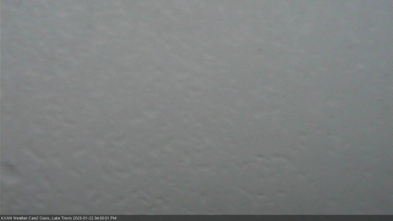 Lake Travis webcam, January 22, 2020 4:00 PM CT