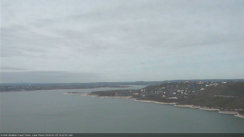 Lake Travis webcam, January 25, 2020 10:25 AM CT