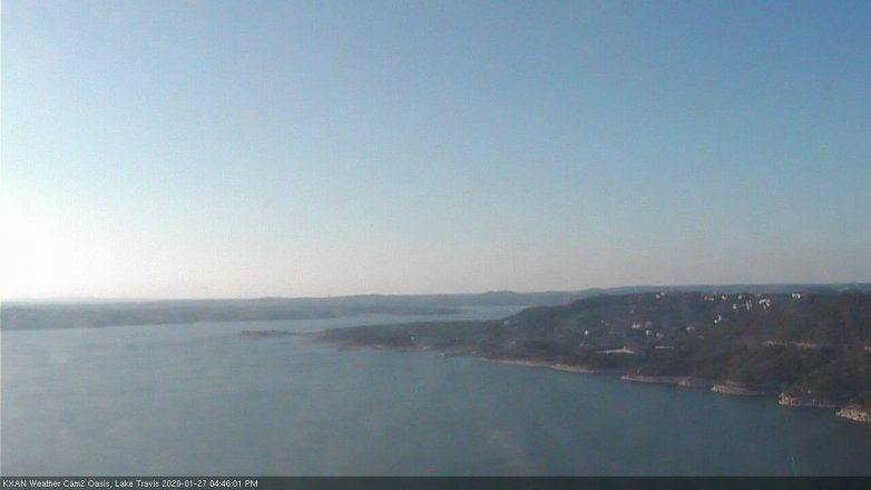 Lake Travis webcam, January 27, 2020 4:45 PM CT