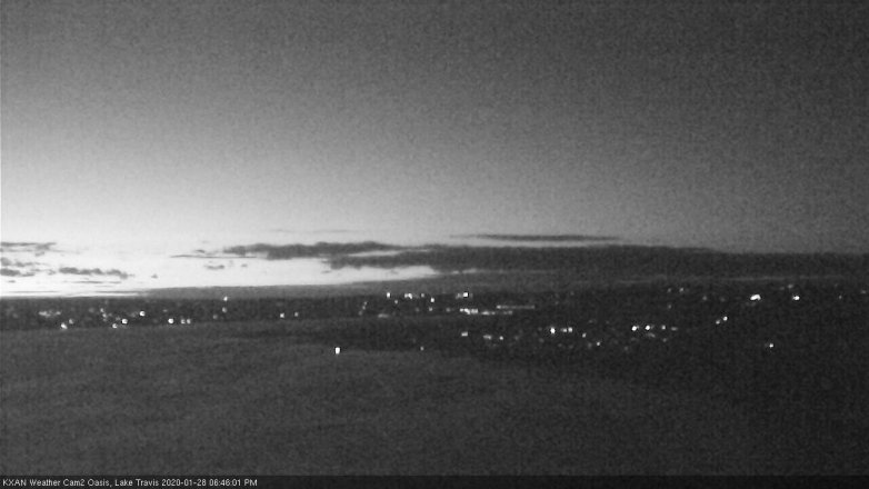 Lake Travis webcam, January 28, 2020 6:45 PM CT