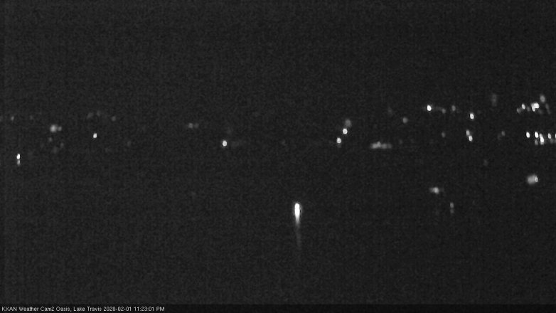 Lake Travis webcam, February 1, 2020 11:25 PM CT