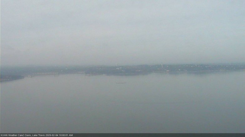 Lake Travis webcam, February 4, 2020 10:00 AM CT