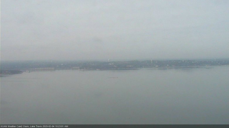 Lake Travis webcam, February 4, 2020 10:25 AM CT