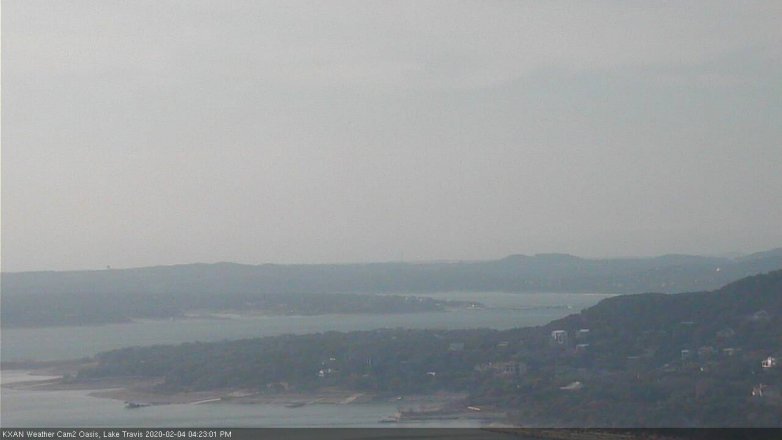 Lake Travis webcam, February 4, 2020 4:25 PM CT