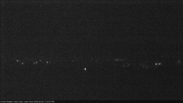 Lake Travis webcam, February 4, 2020 11:25 PM CT