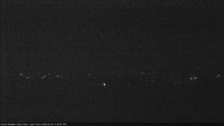 Lake Travis webcam, February 4, 2020 11:45 PM CT