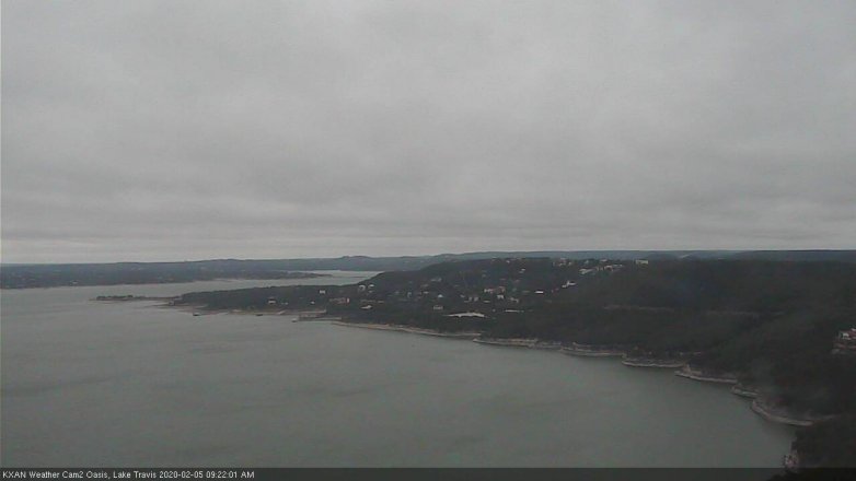 Lake Travis webcam, February 5, 2020 9:25 AM CT