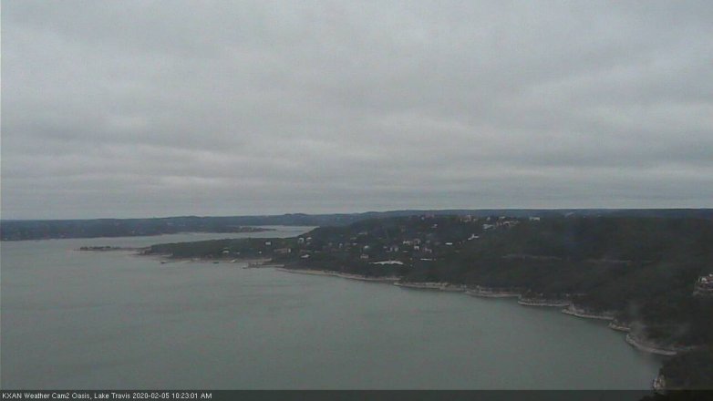 Lake Travis webcam, February 5, 2020 10:25 AM CT