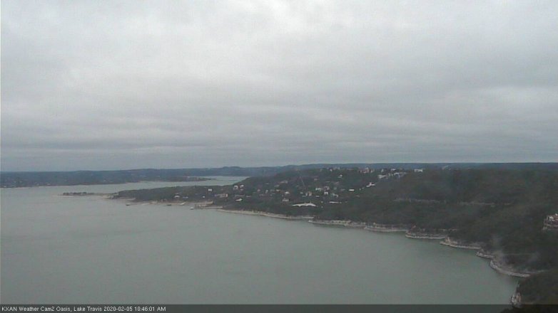 Lake Travis webcam, February 5, 2020 10:45 AM CT