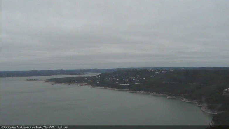 Lake Travis webcam, February 5, 2020 11:25 AM CT