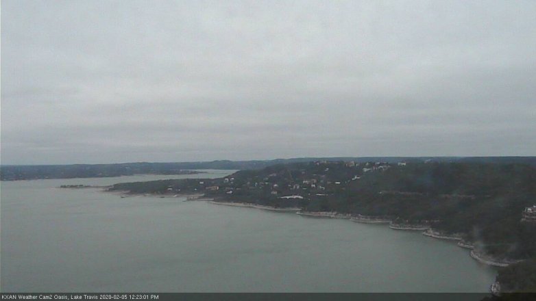 Lake Travis webcam, February 5, 2020 12:25 PM CT