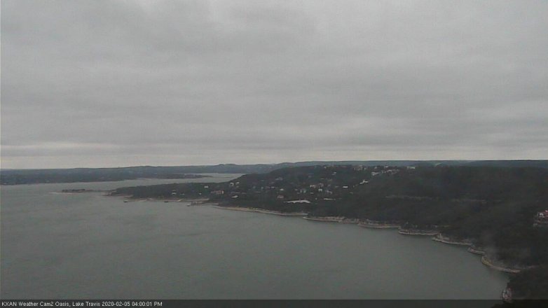Lake Travis webcam, February 5, 2020 4:00 PM CT