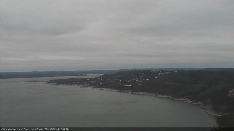 Lake Travis webcam, February 5, 2020 5:25 PM CT