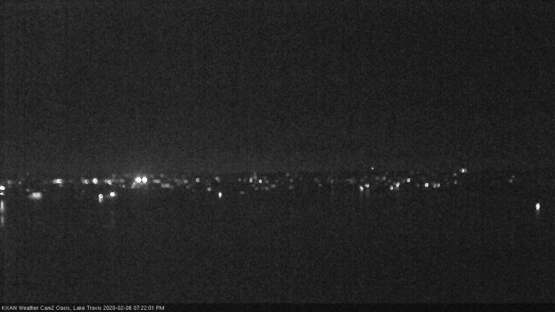 Lake Travis webcam, February 6, 2020 7:25 PM CT