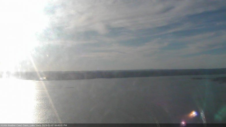 Lake Travis webcam, February 7, 2020 4:45 PM CT