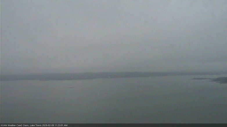 Lake Travis webcam, February 9, 2020 11:25 AM CT