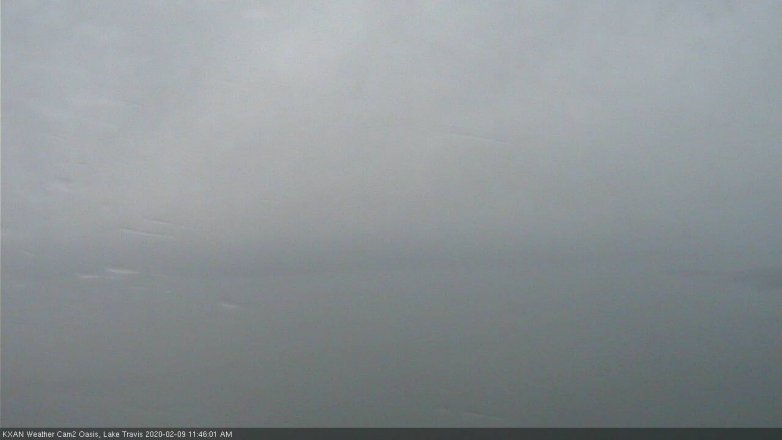Lake Travis webcam, February 9, 2020 11:45 AM CT