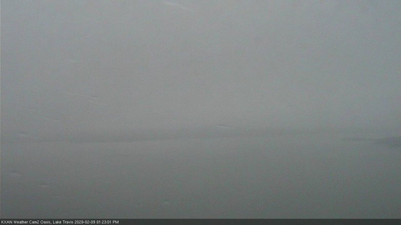 Lake Travis webcam, February 9, 2020 1:25 PM CT