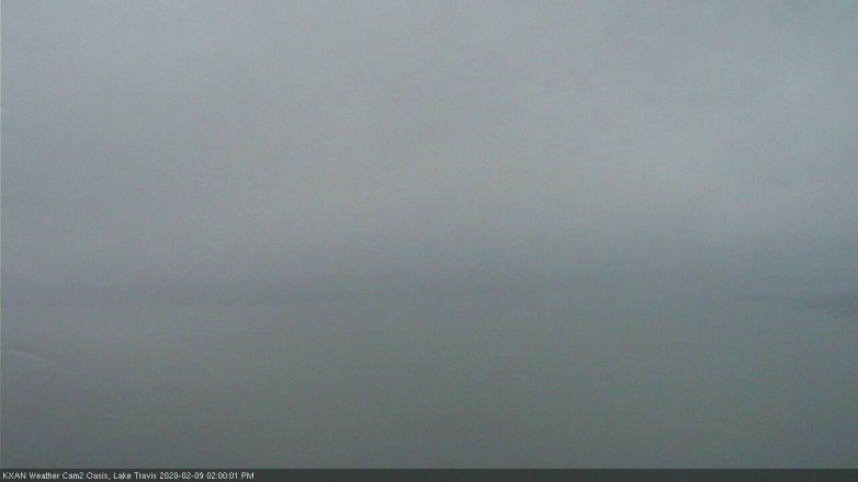 Lake Travis webcam, February 9, 2020 2:00 PM CT