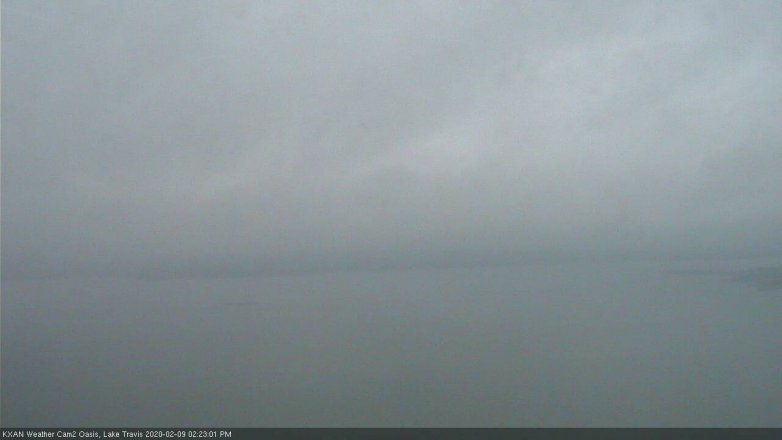 Lake Travis webcam, February 9, 2020 2:25 PM CT