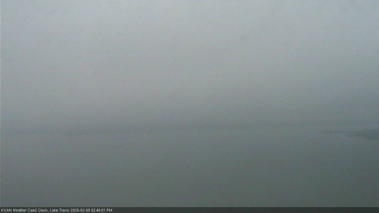 Lake Travis webcam, February 9, 2020 2:45 PM CT