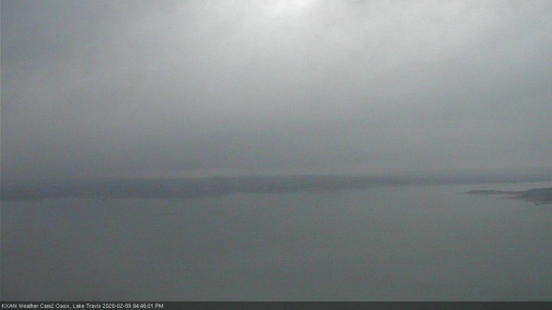 Lake Travis webcam, February 9, 2020 4:45 PM CT