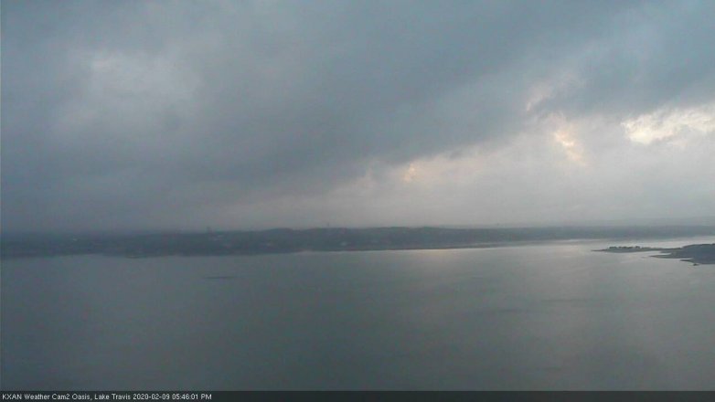Lake Travis webcam, February 9, 2020 5:45 PM CT